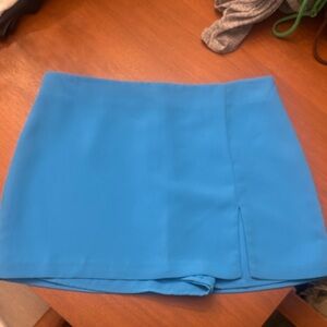 Amanda Uprichard Bright Turquoise Skort